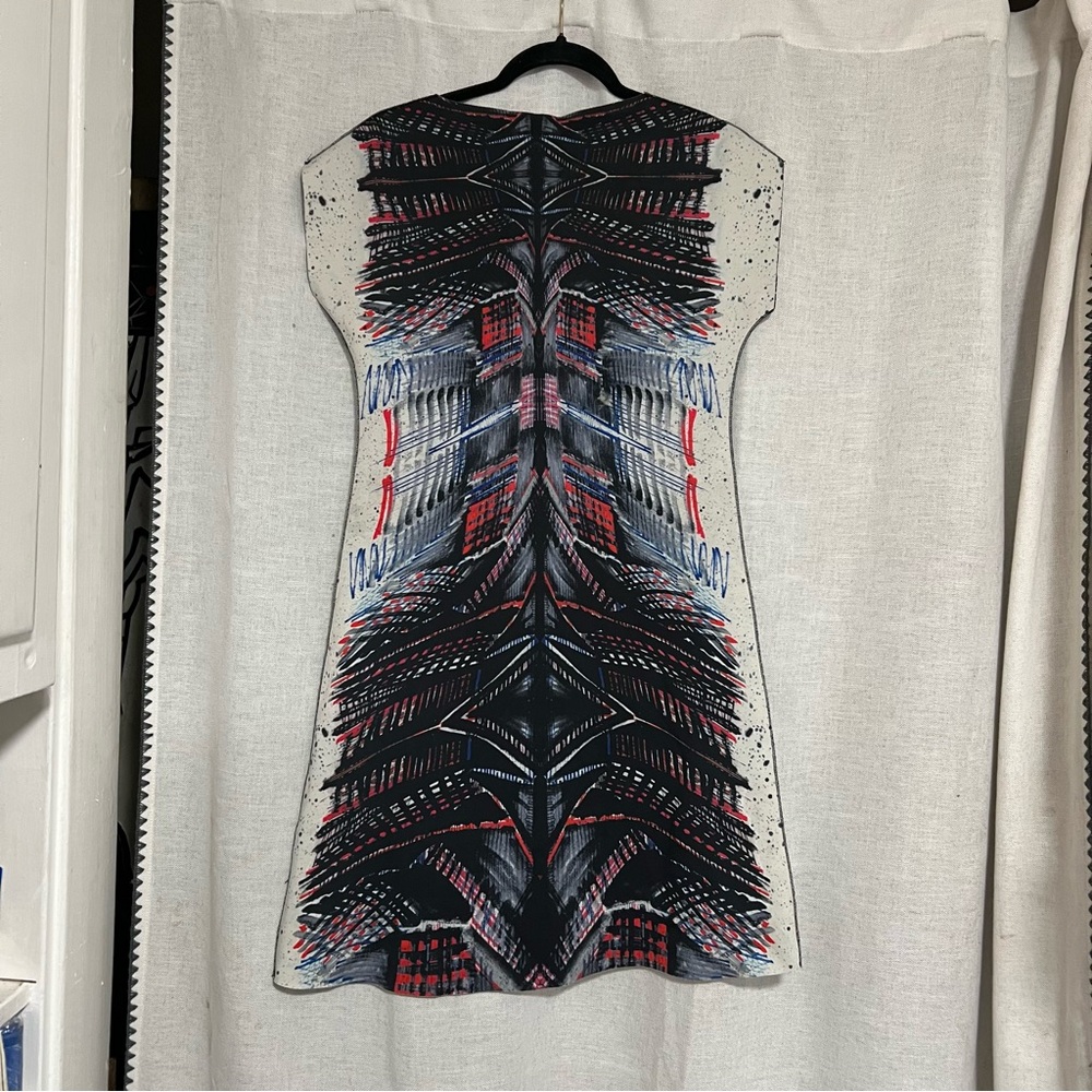 ANIMAPOP Abstract Reversible Patterned Dress - Picture 3 of 7